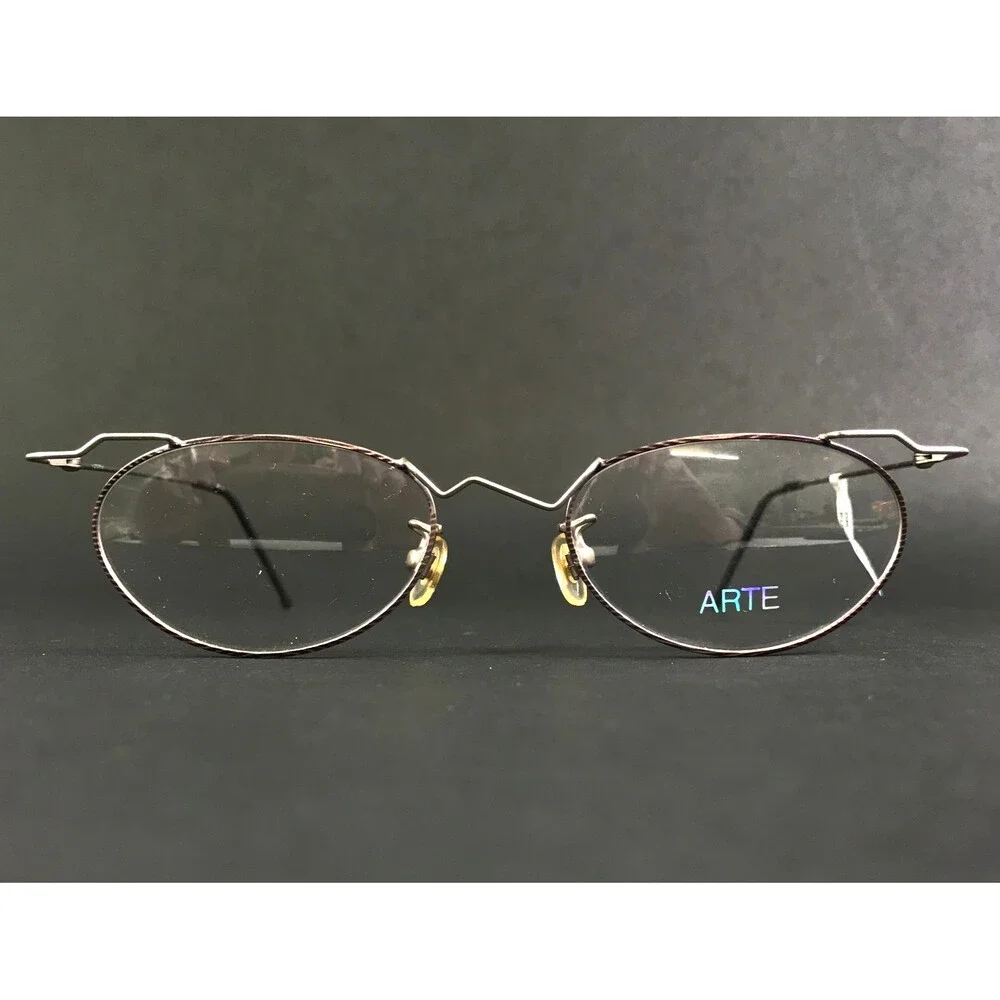 Arte Eyeglasses Frames MOD 5003 COL K33 Puple Silver Oval Modern MCM 49-20-125